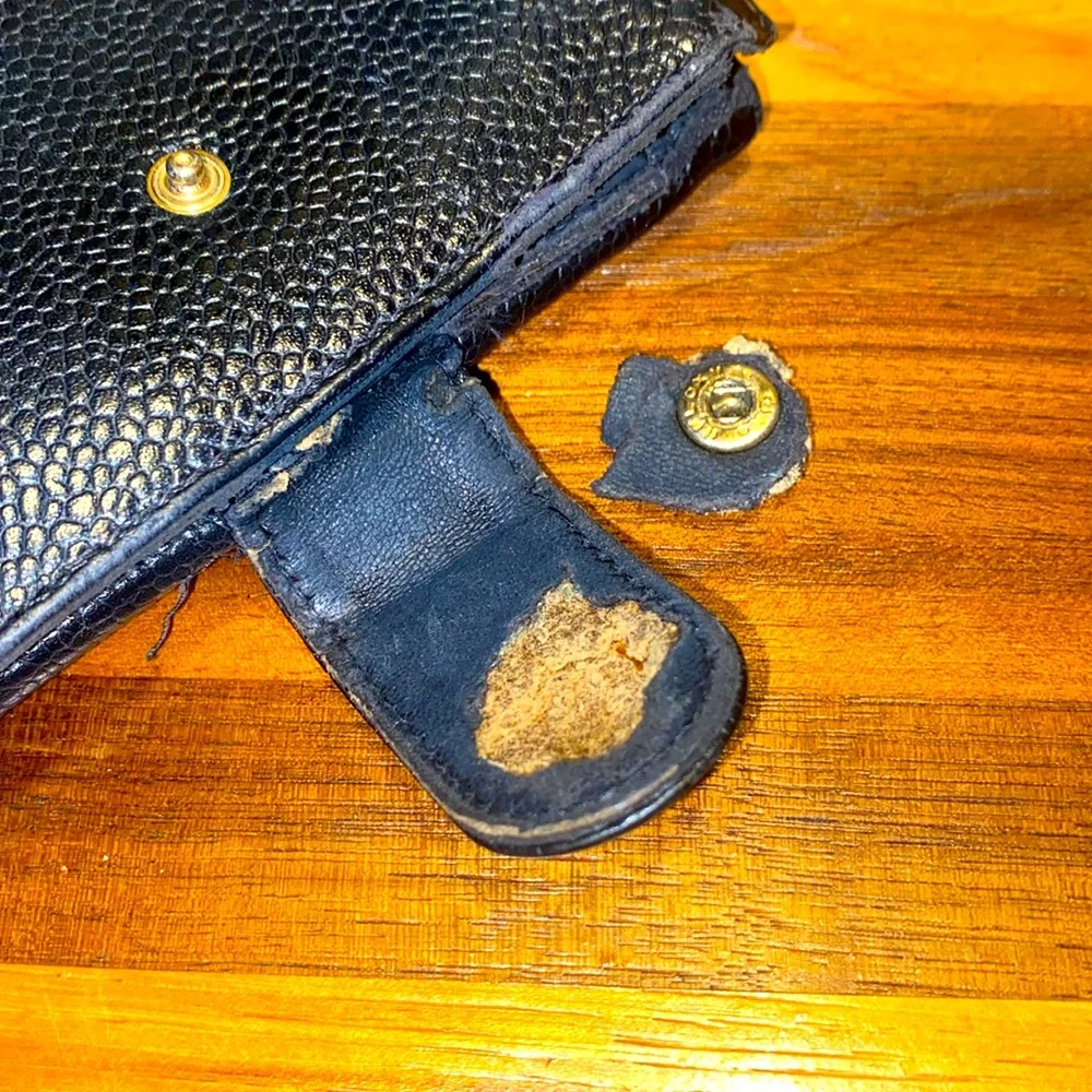 Rehab Chanel Black Caviar Wallet - Picture 7 of 12